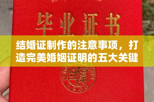 米林结婚证制作的注意事项，打造完美婚姻证明的五大关键点