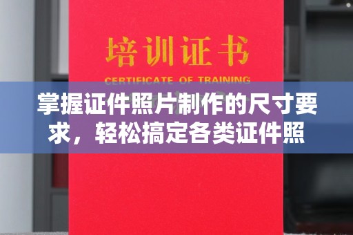 米林掌握证件照片制作的尺寸要求，轻松搞定各类证件照