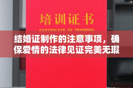 米林结婚证制作的注意事项，确保爱情的法律见证完美无瑕
